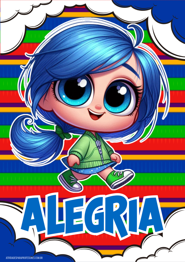 FLASHCARDS DO FILME DIVERTIDAMENTE ALEGRIA