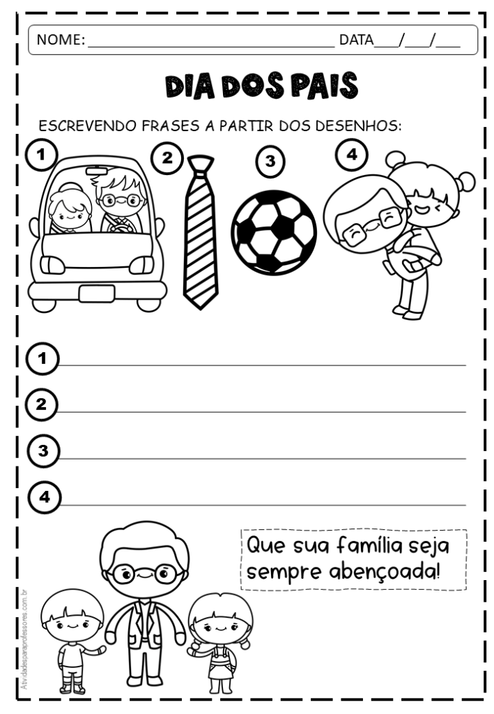 atividades para o Dia dos Pais