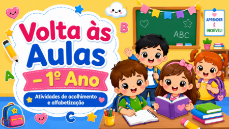 Atividades de volta às aulas para o 1º ano