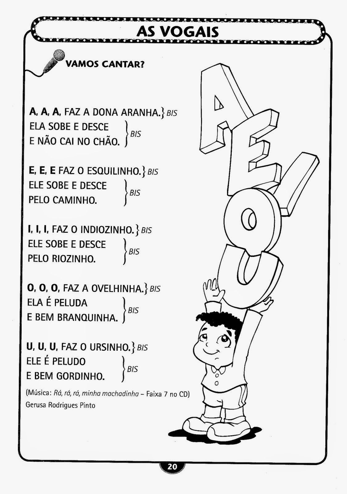 Vogais online exercise for EDUCAÇÃO INFANTIL