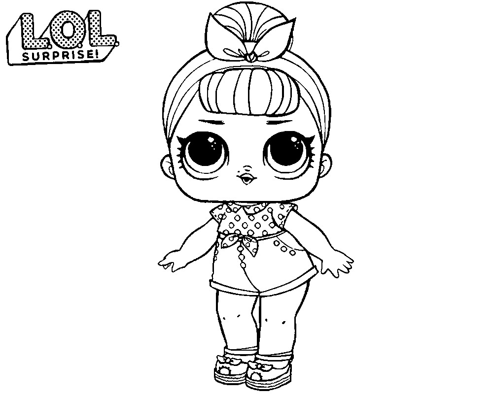 Desenhos da Boneca LOL para colorir - Bora Colorir